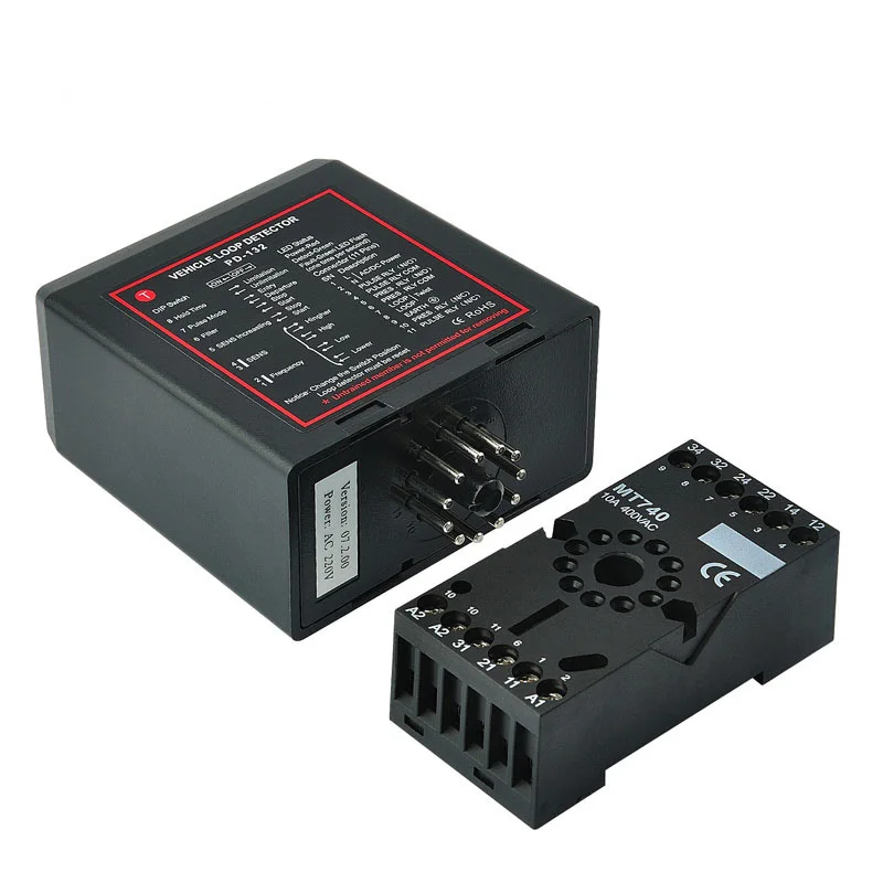 PD132 Inductieve Voertuig Loop Detector Controller Module, Lus Sensor Voor Voertuig Toegang