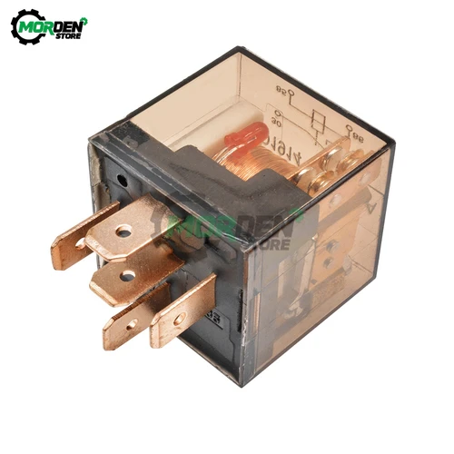 Imagen 2 del producto Relé automotriz impermeable DC 12V 24V, dispositivo de Control de coche SPDT de 5 pines, relés de coche 80A 100A, conmutación de alta capacidad