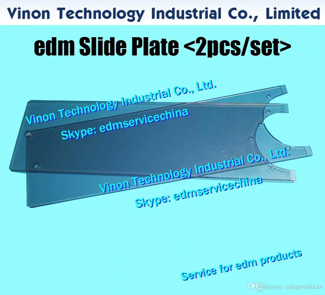 (2pcs/pack) AQ560L edm Slide Plate SM-1 570Lx165Wx6Tmm 3034881 for Sodic k AQ560L wire-cut edm machine Packing Plate