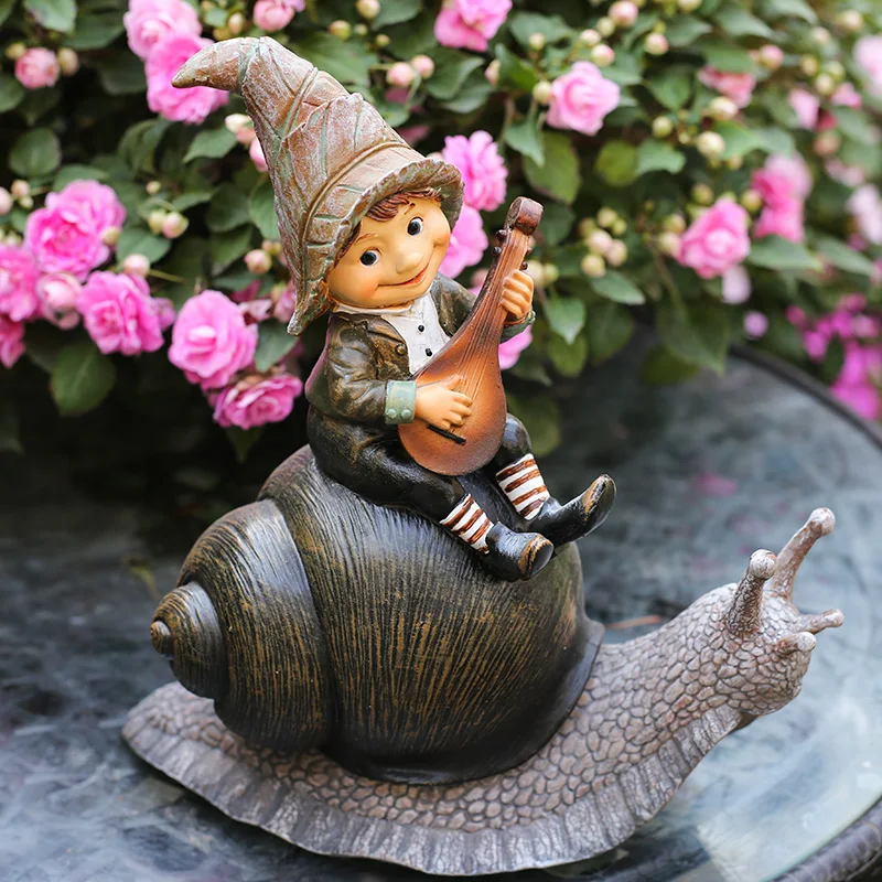 

Resin Animal Miniature Figurines, Creative Crafts, Fairy Garden, Outdoor Gardening, American Elf, Home Decoration, Room Decor