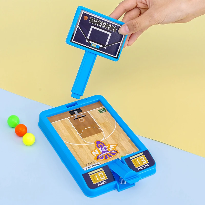 Sport 2 Player Game Mini Basketball Hoop Shooting Stand Toy Educational for Children Finger Basketball Shooting Family Game Toy