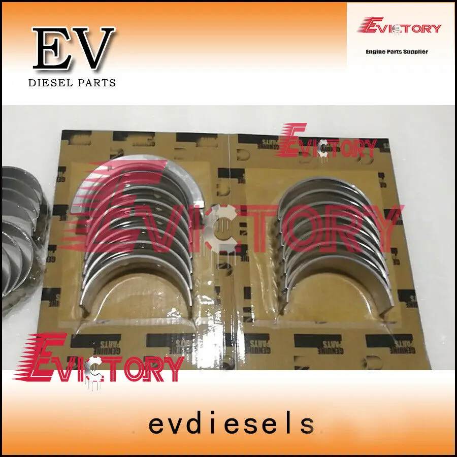 For excavator KOMATSU S4D130 4D130 main conrod connecting rod bearing set