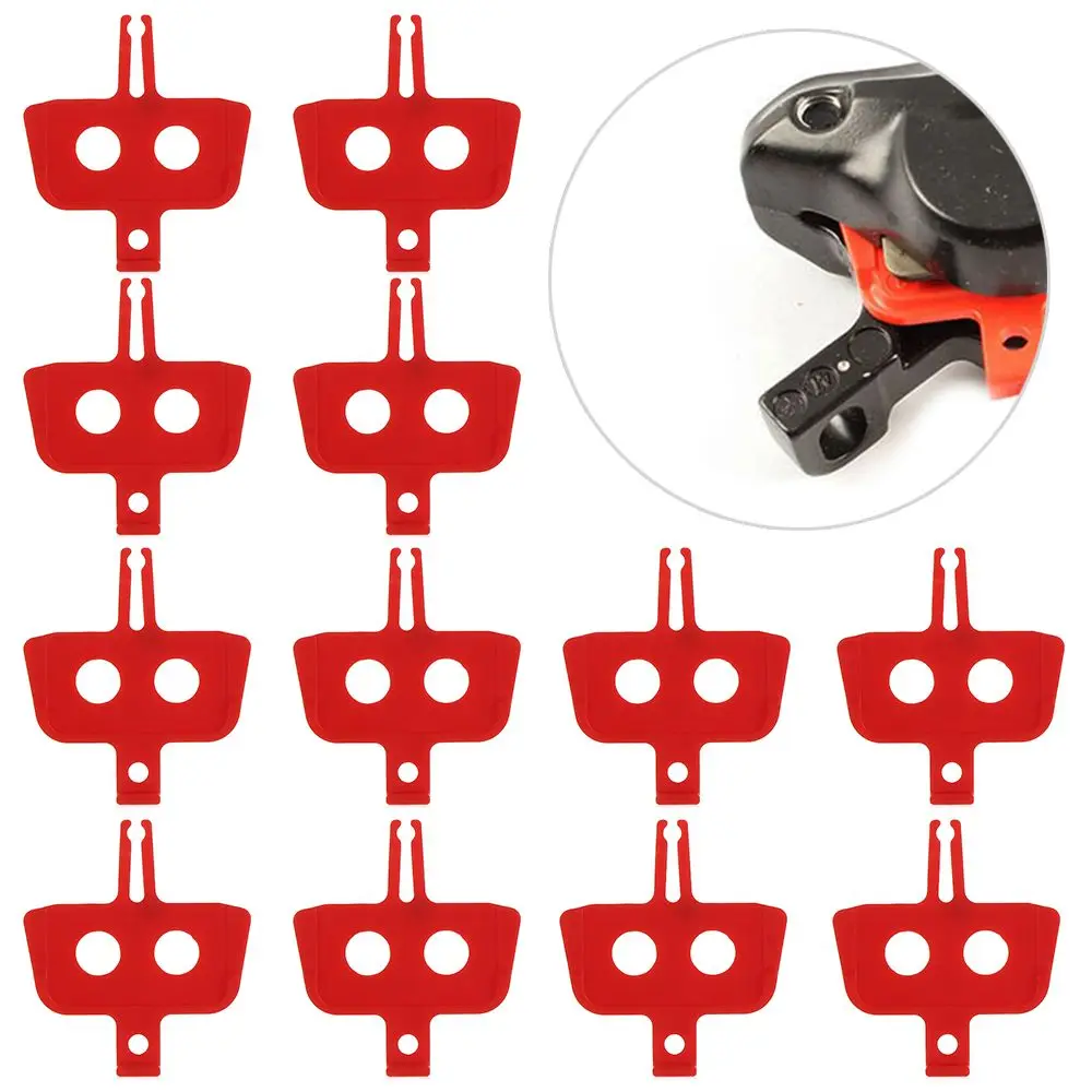 1/5pcs High Quality MTB Bike Parts Cycling Red Brake Pads Spacer Instert Bicycle Brakes Spacers Hydraulic Disc