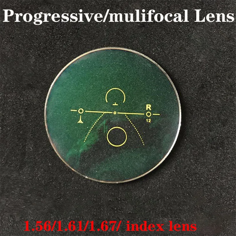 

EVOVE Multifocal 1.56 1.61 1.67 Index Resin Progressive Glasses Lens near far vision myopia/hyperopia