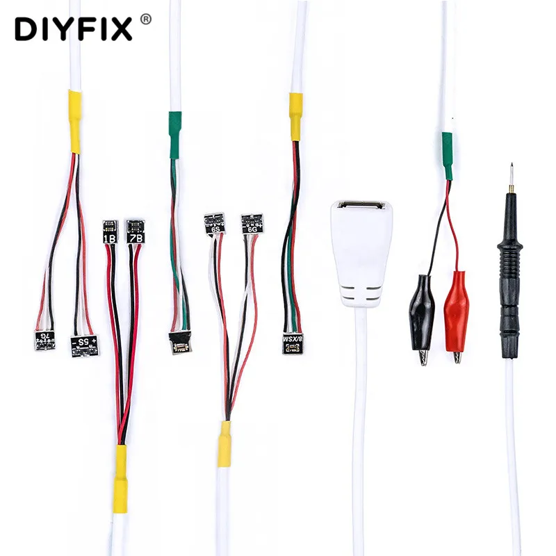 Diyfix W103A Mobiele Telefoon Voeding Test Reparatie Kabel Voor Iphone 5S-11Pro Max Samsung Serie Gewijd Dc Power Kabel