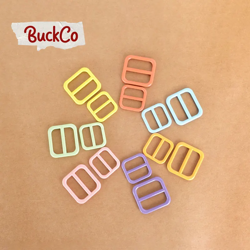 10ชิ้น/ล็อตสีสเปรย์โลหะปรับหัวเข็มขัดสำหรับ20Mm 25Mm Webbing Diy กระเป๋าเป้สะพายหลังสุนัขเชือกอุปกรณ์เสริม7สี