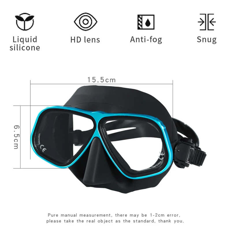 Freediving Mask With Alloy Frame Similar Apollo Low Volume Freediving Mask Scuba Diving Goggles for Underwater Sports