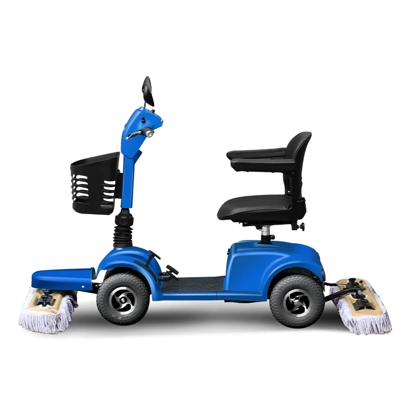 GY Floor Mopping Car Cleaning Trolley Electric Shopping Mall Mopping Machine Driving Dust Cart Factory Workshop Cleaning