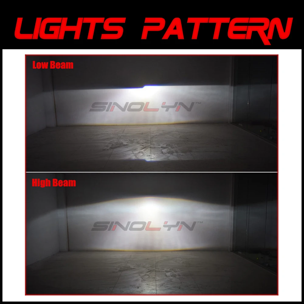 Sinolyn 2.5 Inch Angel Eyes Mini Projector Lenses For Headlights H7 H4 Bi Xenon Full Kit For Car Lights Accessories Motorcycle