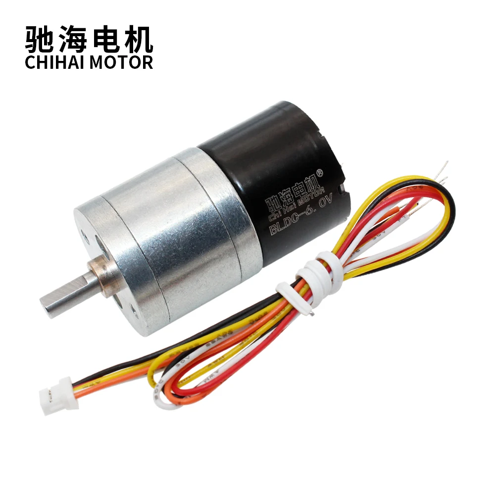 

Chihai Motor CHR-GM25-BL2418 DC Brushless Motor with Built-In Drive, 6V Low Voltage Brushless Motor Robot-driven motor