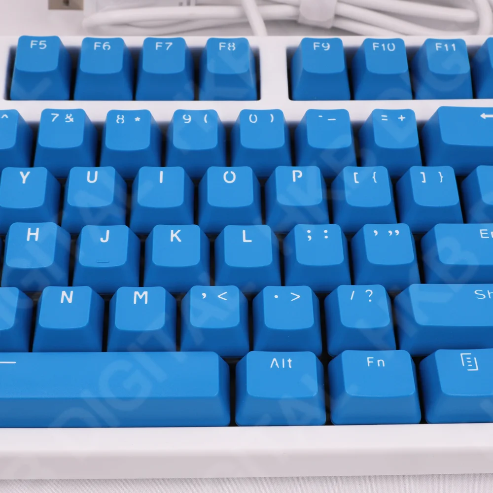 Mechanical Keyboard Keycaps Dark Blue OEM Profile Height 104 Keys for 60% 80% 104 Keyboard Anne Pro 2 GK61 SK61 PC Game