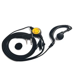 Walkie Talkie Headset In-ear Smile Earpiece B9 For Kenwood TYT Baofeng UV-5R BF-888S CB Radio Accessories