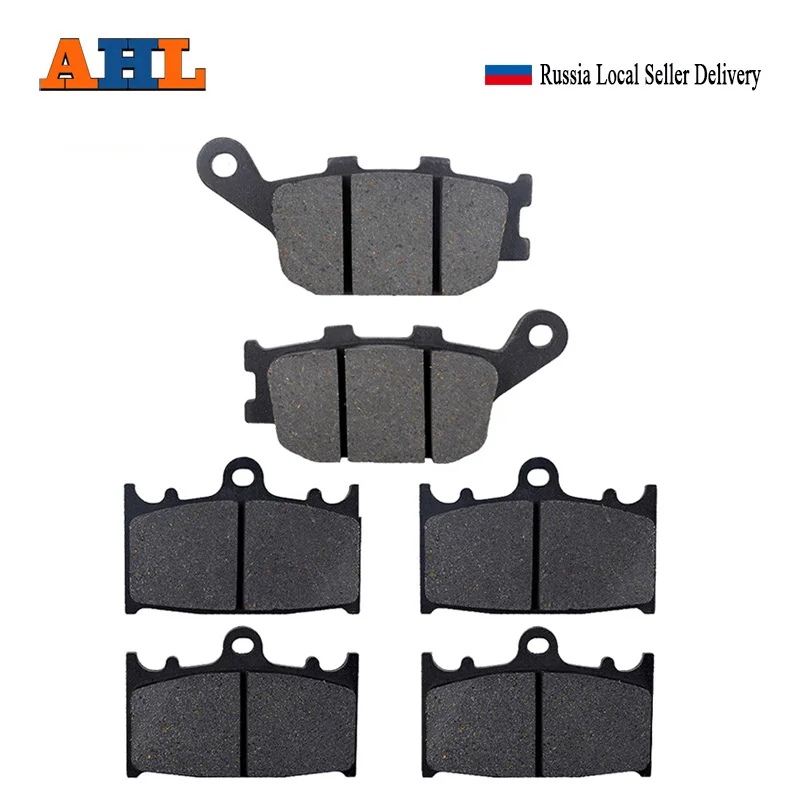 AHL Front & Rear Motorcycle Brake Pads For SUZUKI GSF650 GSX650 SV1000 GSF1200 GSF1250 GSX1250 Naked Bandit ABS FA158 FA174