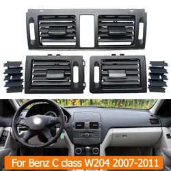 Yükseltilmiş LHD RHD W204 klima AC havalandırma ızgarası çıkış Mercedes Benz C sınıfı için C180 C200 C220 C230 260 300 350 2007-2011