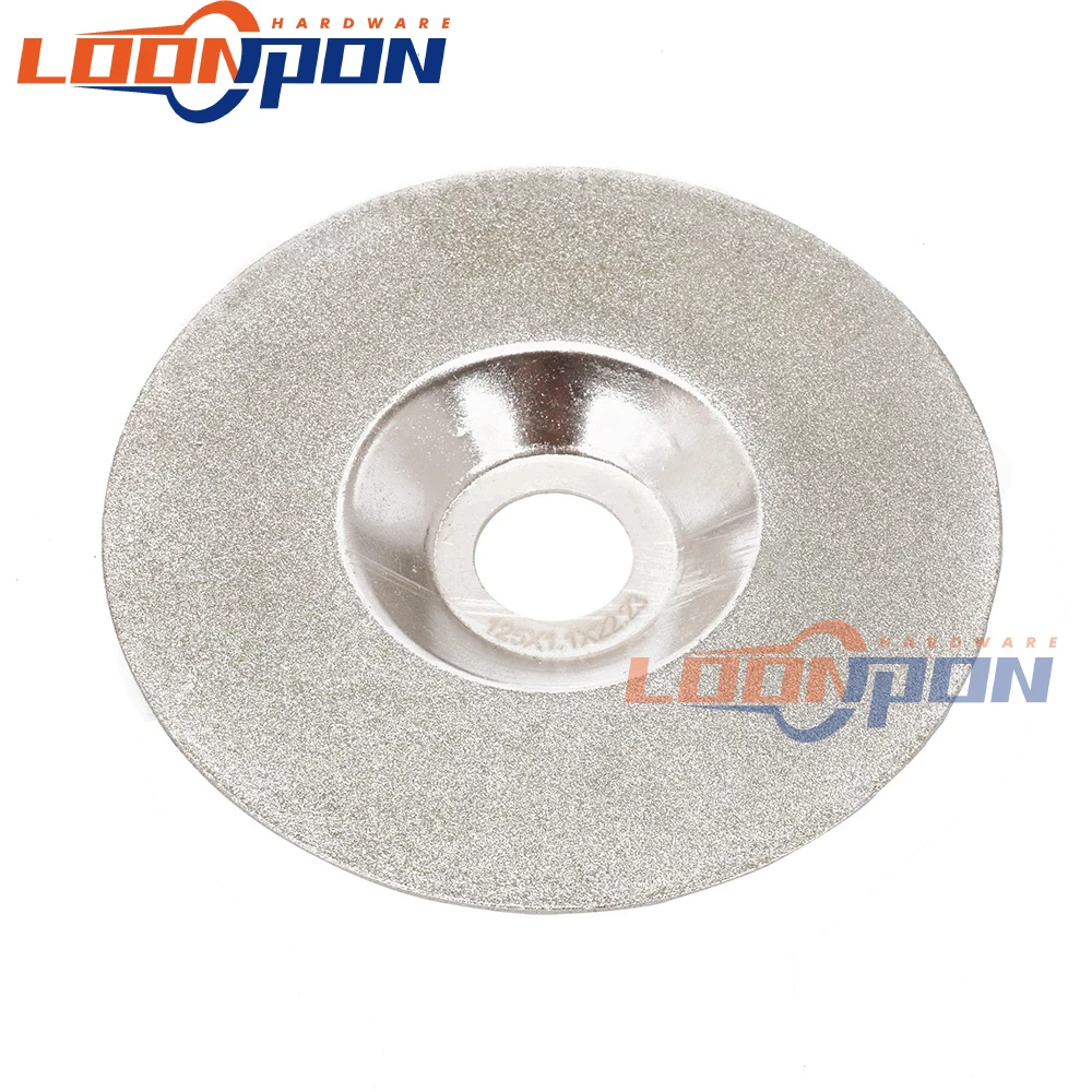 100/125mm Diamond Grinding Disc Electroplate for Jade Marble Tile Glass Angle Grinder Rotary Tool Abrasive Tool 50-150#