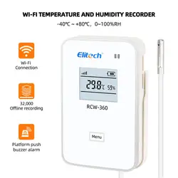 RCW-360 digital temperature&humidity Data Logger 2G/4G/WIFI connection 24h monitoring for vaccine storage cold storage breeding