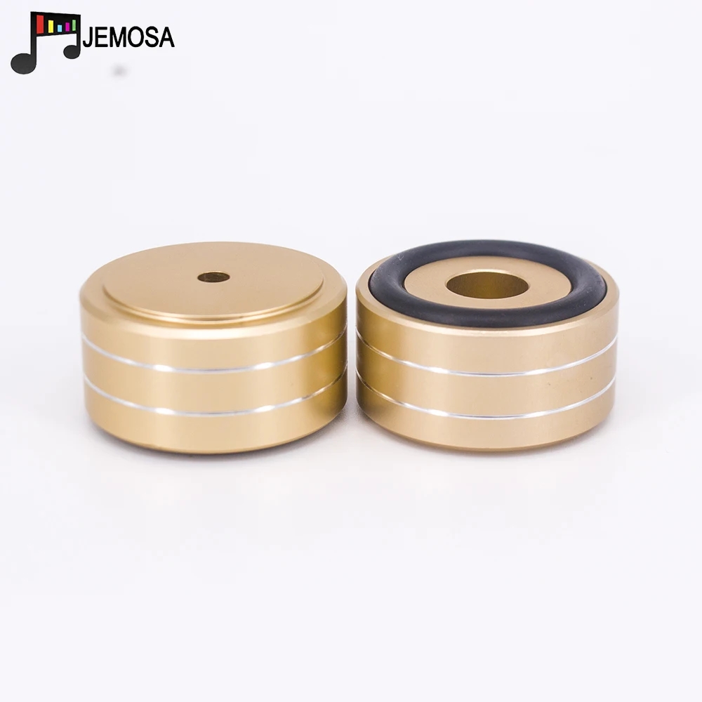 4 sztuk 40*20mm wzmacniacz aluminiowy stóp amortyzator wzmacniacz gumowe nóżki HIFI gramofon stóp głośnik Audio izolacja podkładka pod stopy — zdjęcie produktu 4