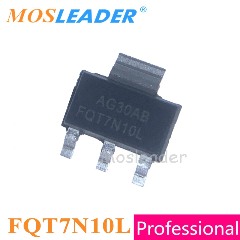 Mosleader FQT7N10 FQT7N10L SOT223 100PCS 1000PCS 7N10 SOT-223 100V N-Channel Made in China High quality