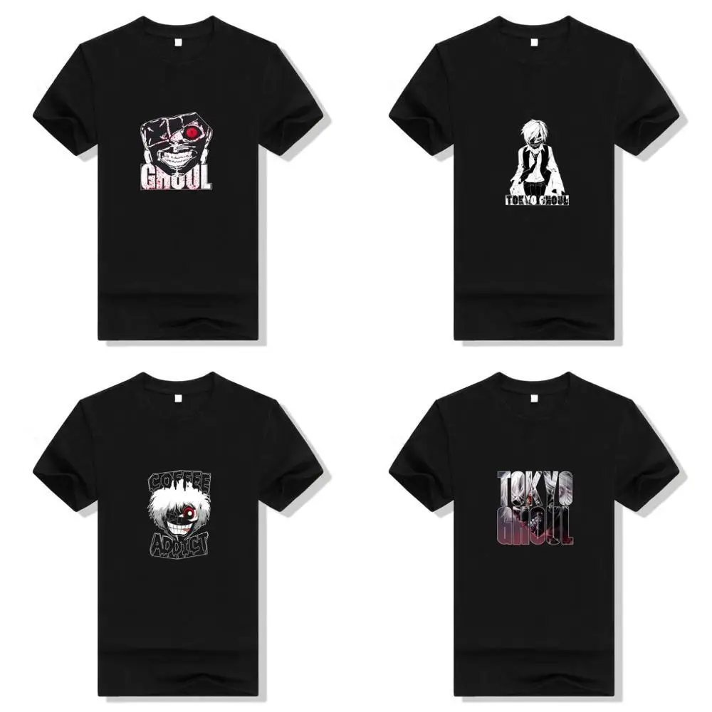 Anime Tokyo Ghoul T Shirt Cosplay women printed cotton T-shirt Short Sleeve Summer Casual Tee Tops Woman T-shirts