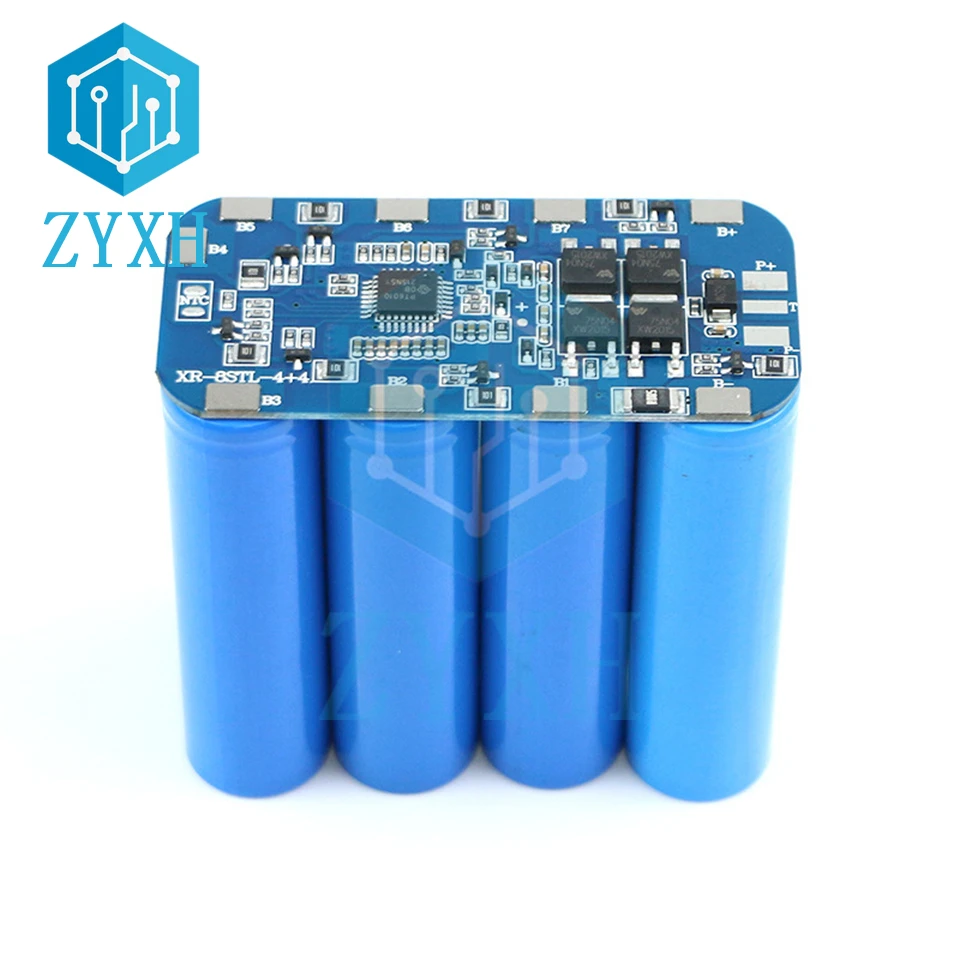 BMS 8S 24V 10A 5A LiFePO4 Battery Balance Charge Board Common Port Short Circuit Protection For Power Bank/Electric Tools