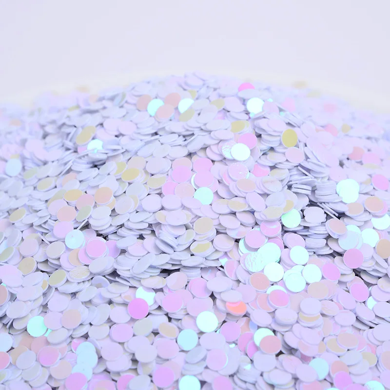 10g Multi Size 1-2mm Flat Dot Shape Sequins Paillettes for Nails Art Manicure Wedding Decoration Confetti Mix Colors Sequin Set