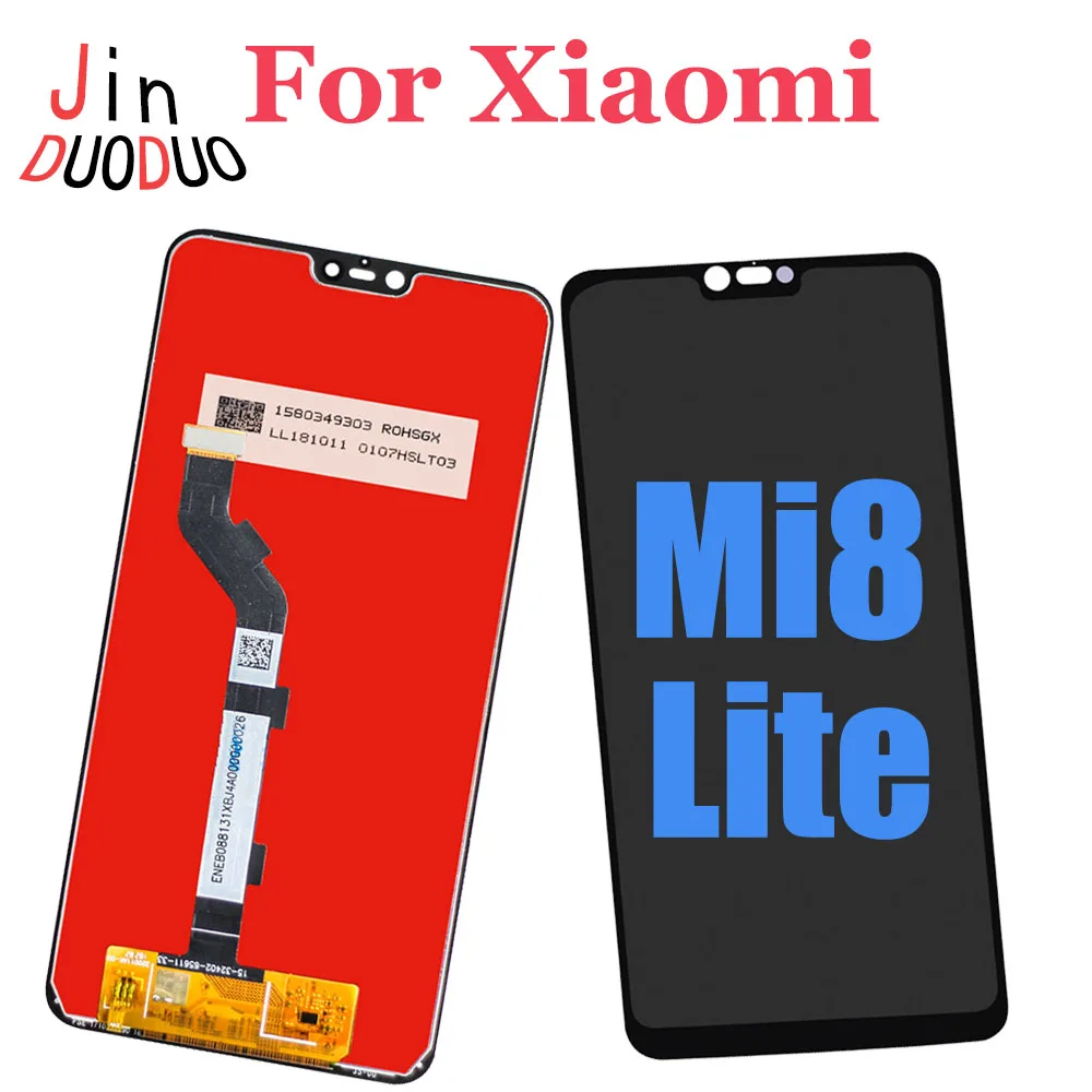 

6.26"Screen For XIAOMI Mi8 Lite LCD Display Touch Digitizer Assembly For Xiaomi Mi 8X LCD with Frame Replacement Mi8x M1808D2TG