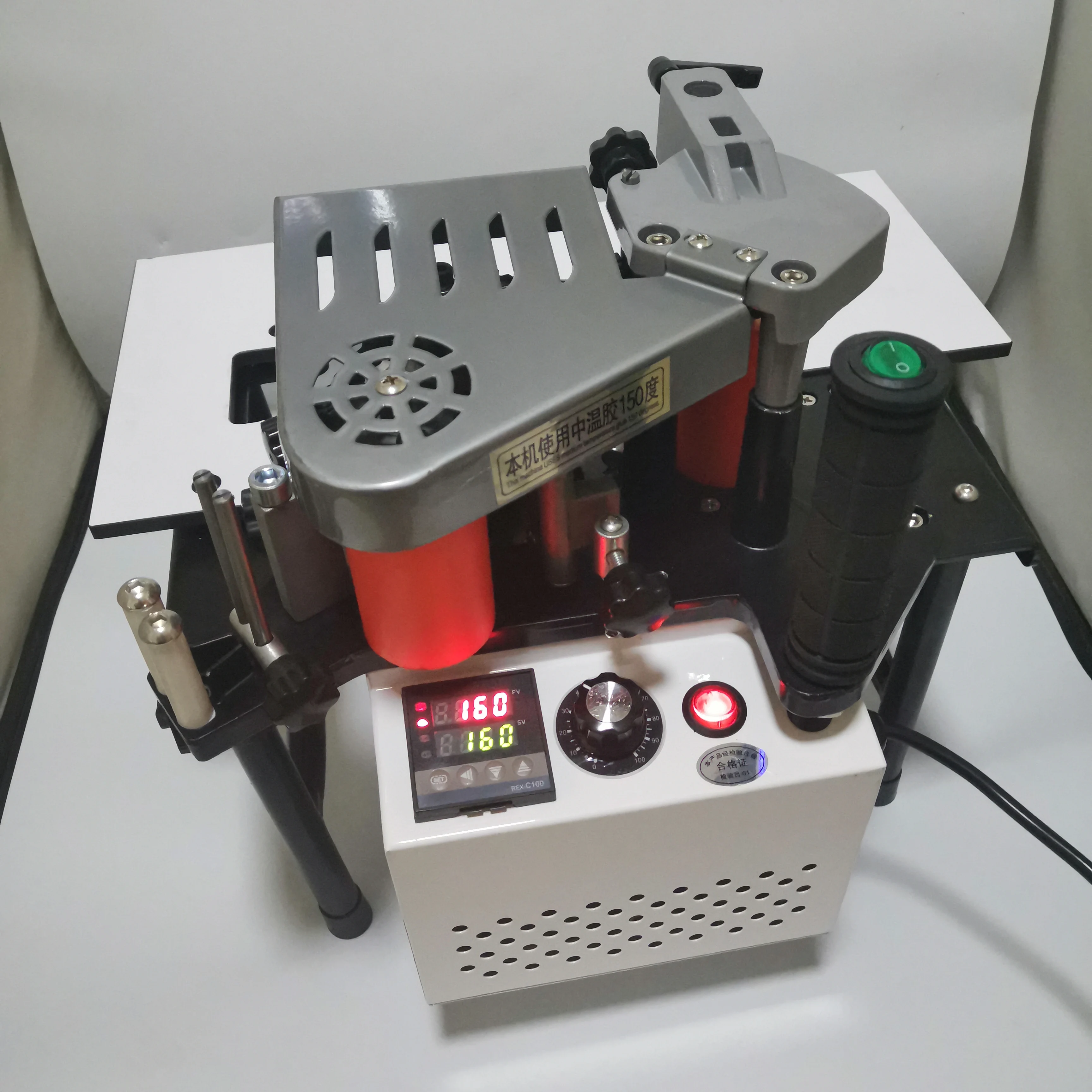 Double Side Gluing Portable Edge bander banding  machine  Woodworking  Edgebander  220V / 110V