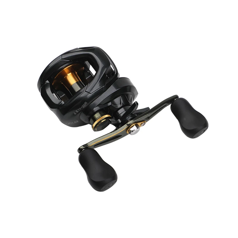 RUKE  New Prevent Tangling Throw Away Casting Reel,  Two-color Spool,17+1 Bearing.Gear Ratio 7.6:1,Magnetic brake, Free Shipping