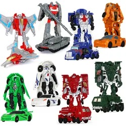 7-10CM Transformation Model Robot Toys Car Kids Classic Plastic Toys Action & Toy Figures Plastic Education Boy'S Gift