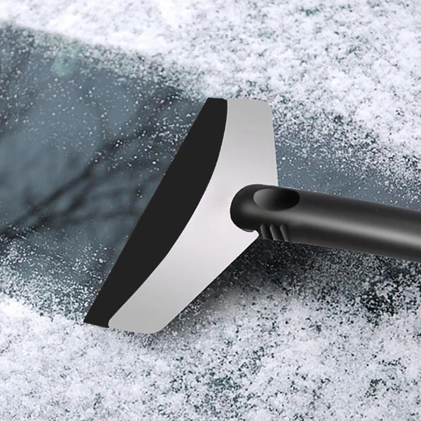 Car Window Ice Scraper with ABS Handle Stainless Steel Auto Windshield Snow Shovel Scraper Car Truck Winter Snow Ice Remover