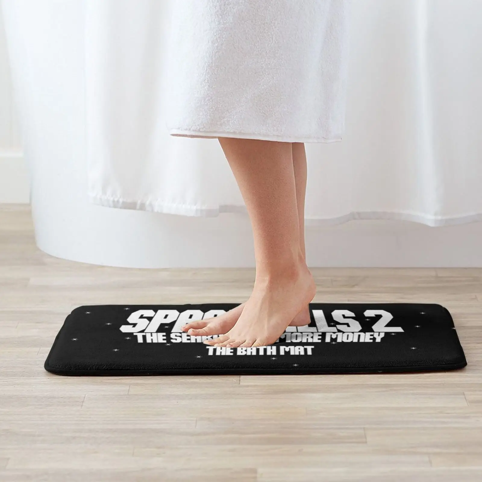 Spaceballs 2 : The Search For More Money Entrance Door Mat Bath Mat Rug Spaceballs 2 Money Schwartz Parody Dark Helmet Pizza