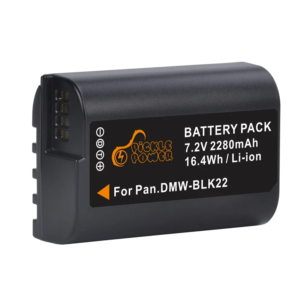 2280mAh DMW-BLK22 BLK22 البطارية لباناسونيك لوميكس DC-S5 DC-S5KK