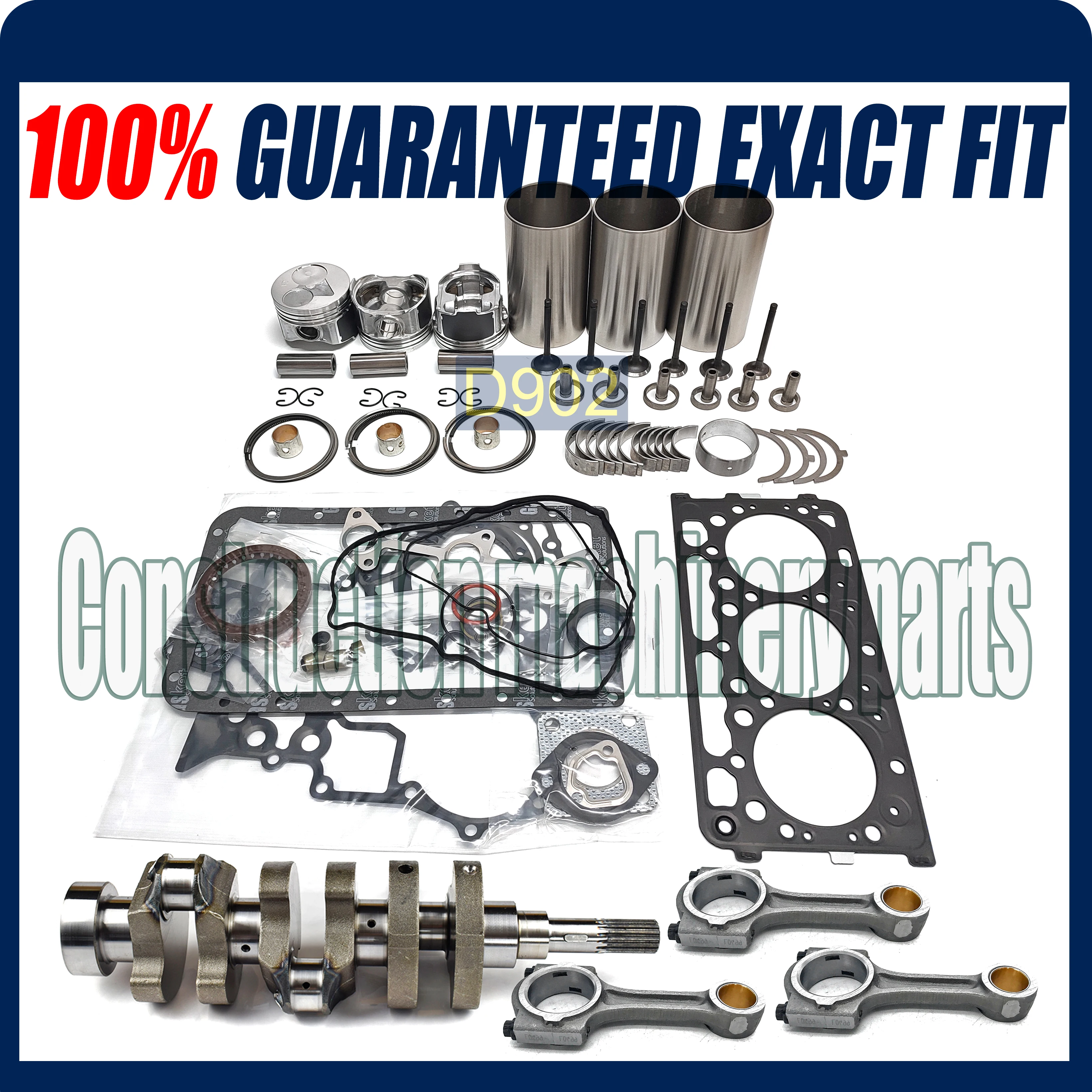 

D902 Rebuild Kit Crankshaft Connecting Rod for Kubota Engine D902