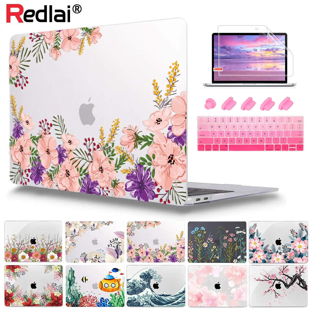 

Redlai for MacBook Pro 13 inch Case 2022 A2338 A2251 2023 Pro 14 16 Hard Cover for Mac Air Pro Retina 11 12 13 15 16 A2337 A2179