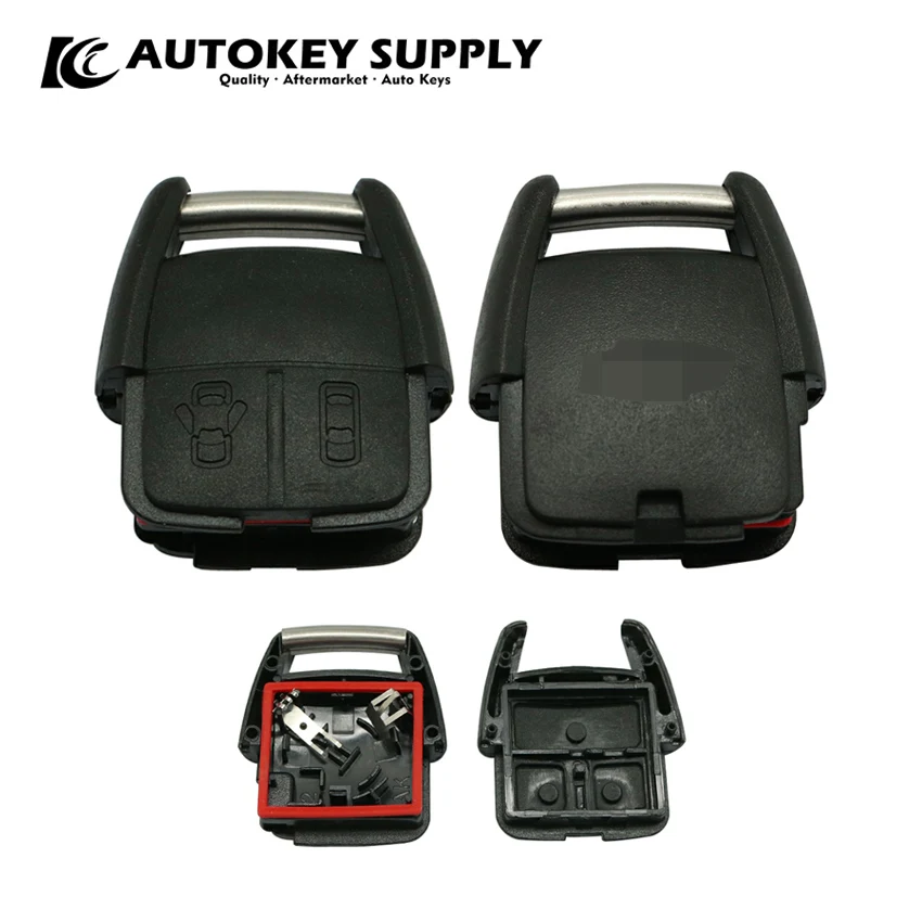 

For Chevrolet 2 Button Remote Controle With Battery Holder Autokeysupply AKGMS237