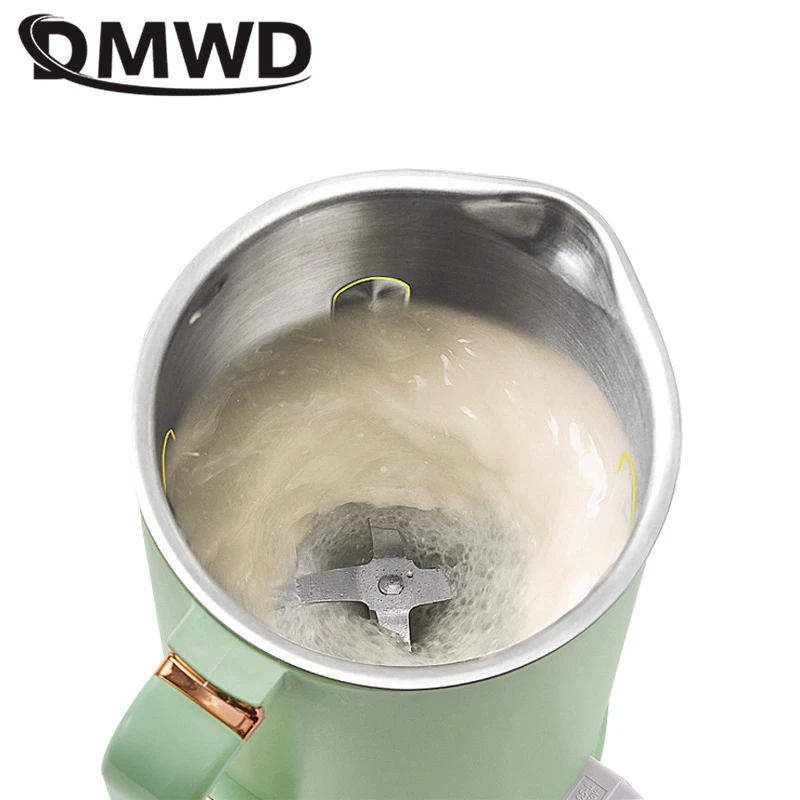 DMWD macchina per il latte di soia per uso domestico spremiagrumi automatico 400ML macchina per frutta estrattore di verdure frullatore per alimenti caldaia per acqua frantoio per ghiaccio