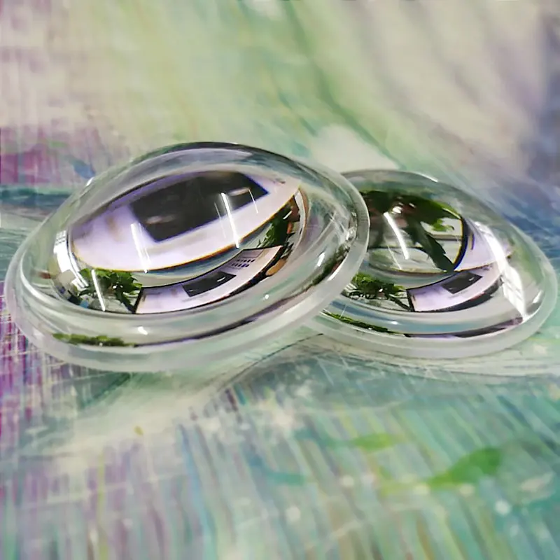 2pcs 35mm 38mm 40mm Plano Convex Lens Optical PMMA Plano-convex focusing LED lens Focal length 38mm 32mm 23mm