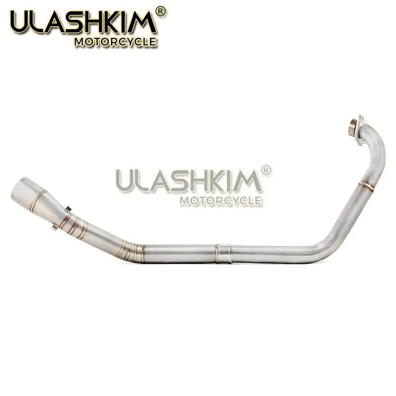 Motorcycle Full Exhaust Escape System Modifed Middle Link Pipe Slip On For Yamaha YZF R15 MT15 V1 V2 V3 R125 2008-2019 MT 125