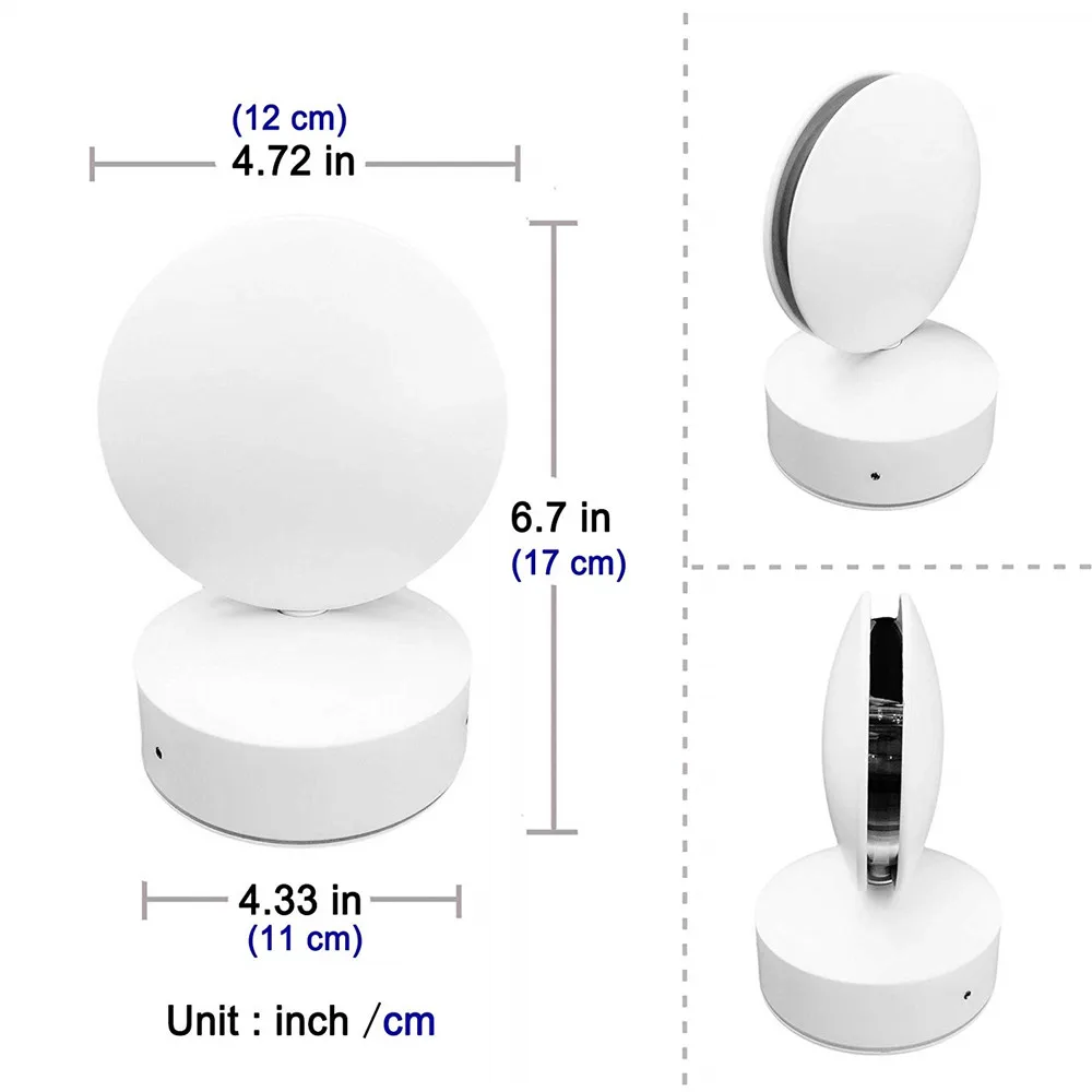 모던 LED 다운라이트 표면 장착 천장 벽 장식 조명, 실내 야외 방수 램프, 벽 창 복도 조명