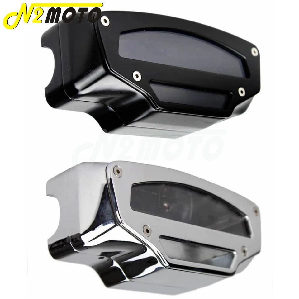 Custom Speedo & Tach Gauge Face Set – Gray Strip – For Suzuki M109R 2006-2011 – Unbranded
