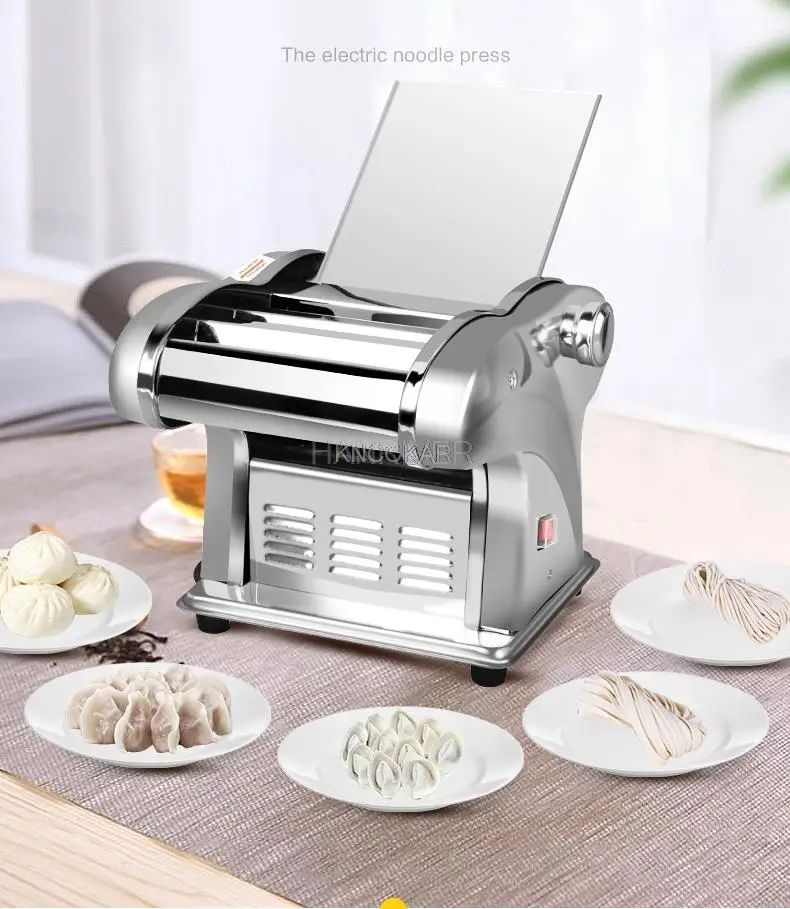 220V ไฟฟ้าก๋วยเตี๋ยว Maker เครื่องมัลติฟังก์ชั่ไฟฟ้าสปาเก็ตตี้เครื่องกดแป้ง Make ก๋วยเตี๋ยว Dumpling เกี๊ยวผิว