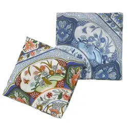Moderne Katoenen Vrouwen Zakdoeken Geborduurde Kersenbloesems Kant Bloem Hanky Bloemen Willekeurige Kleur Doek Dames Zakdoek Stoffen