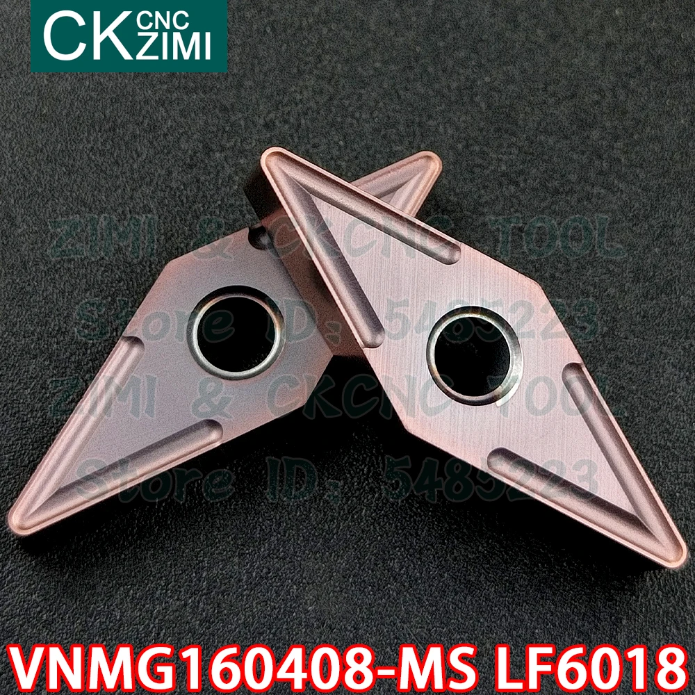 Ferramenta de inserção para torno externo, ferramenta de torno de metal cnc para aço inoxidável com inserções de VNMG160408-MS lf6018 vnmg 160408 ms lf6018