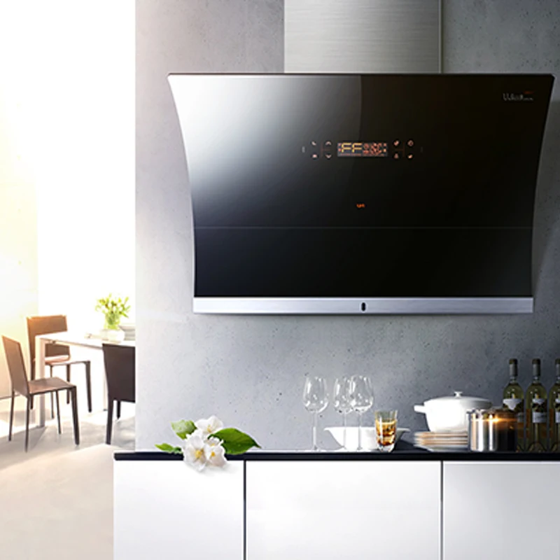 Campana extractora para el hogar, ventilador de ventilación de cocina, tipo de succión lateral, extractor de cocina grande, 900mm, 22 /21m ³