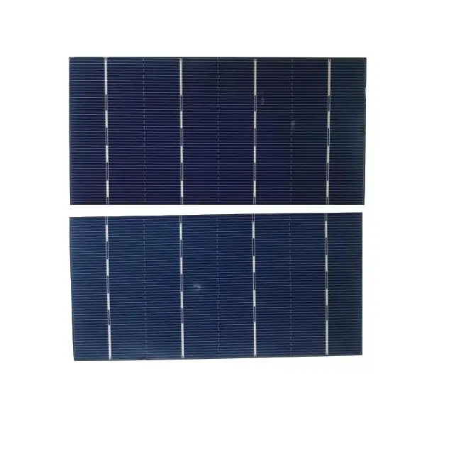 24V solar panel DIY solar cell 156mm x 78mm polycrystalline solar cell 0.5V 2W defective appearance Low price 50pcs/lot