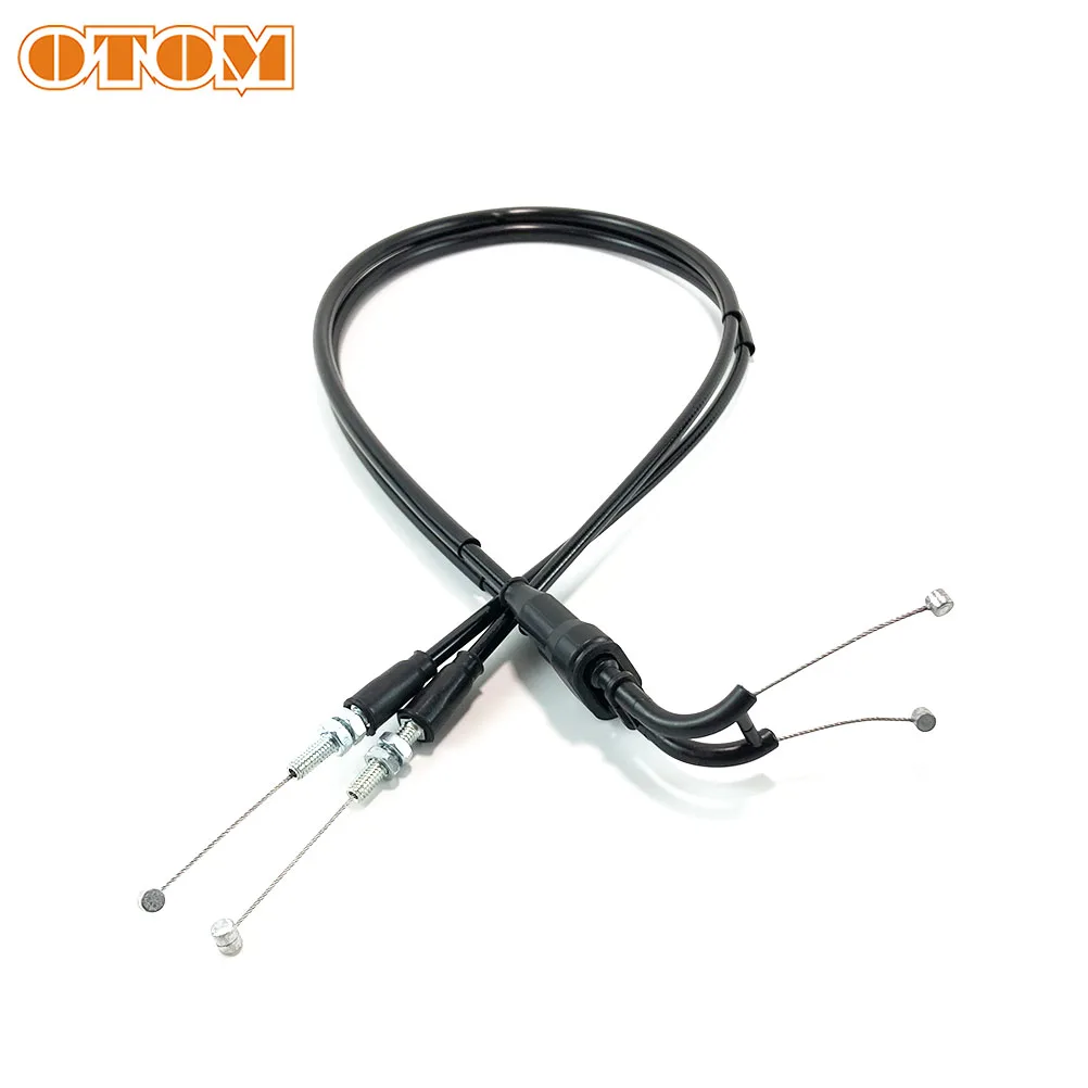 OTOM Motorbike Grips CNC Aluminum Twist Throttle Accelerator Handle With Throttle Cable For KTM 85-1290 EXC XC SXF HUSQVARNA FE