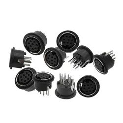 Mini conector de plástico para PS2, conector hembra de 8 pines, 8 P, 5/10/20 unidades
