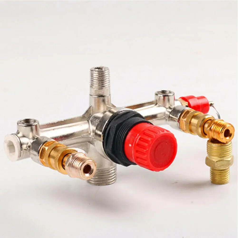 Aluminum Bracket Air Compressor Switch Pressure Release Valve Pump Parts Kit