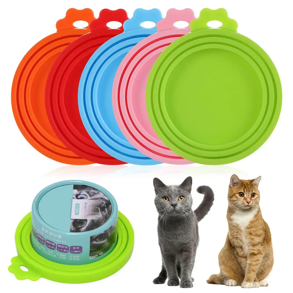 Hot Box Cover Keep Fresh Silicone Can Lid Food Tin Cover Pet Can Covers Cans Cap