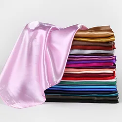 Sciarpa di seta tinta unita di marca di lusso donna hijab musulmano fascia scialli islamici avvolgere stole da spiaggia femminili sciarpe foulard Pareo